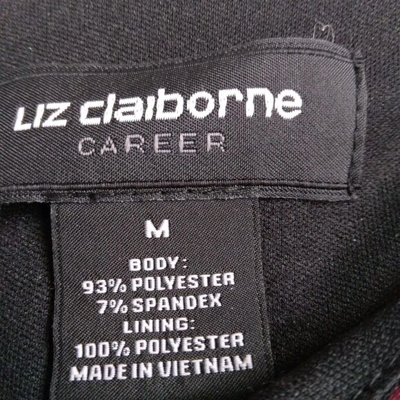 Liz Claiborne Career Floral Dress 3/4 Flutter Sleeve Women's Size M - Picture 5 of 12